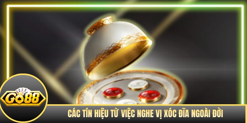 Các tín hiệu từ việc nghe vị xóc đĩa ngoài đời