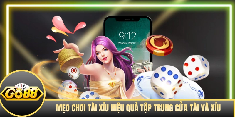 Mẹo chơi tài xỉu hiệu quả tập trung cửa Tài và Xỉu